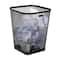 Mind Reader 2 Piece Square Metal Mesh Waste Basket Set